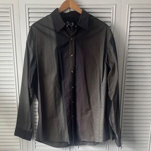 Men's Classic Black Button Down Shirt